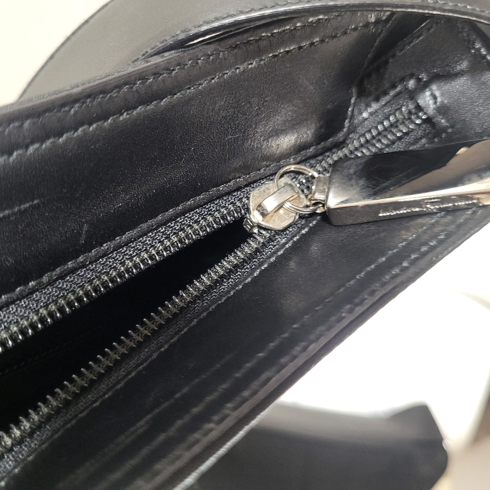 Like New condition Ferragamo Shoulder Bag Black Nylon - Picture 10 of 14